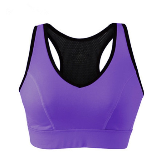 Customized full printing yoga cropped top bra