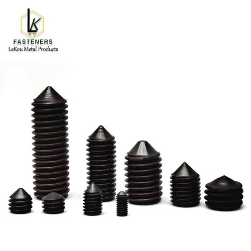 Шестигранная головка Установочные винты с конической точкой