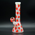 red strawberry Glass Percolator bong