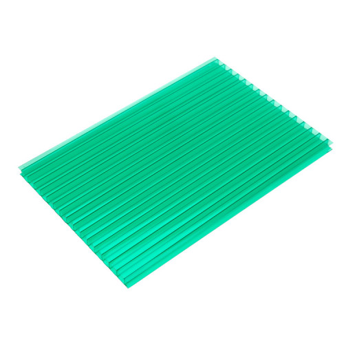 Green Polycarbonate hollow sheet for Indoor partition
