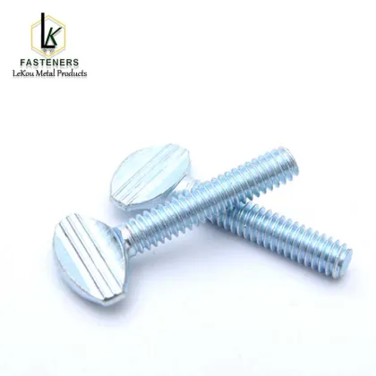 Zinc-Plated Carbon Steel Spade Head Thumb Screws