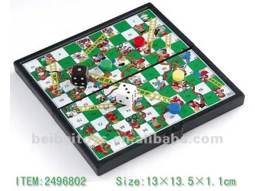 Snakes and Ladders / Portable Magnetic Board Game