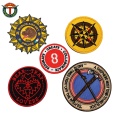 Custom Logo Fabric Embroidered Patches Logo mix Color
