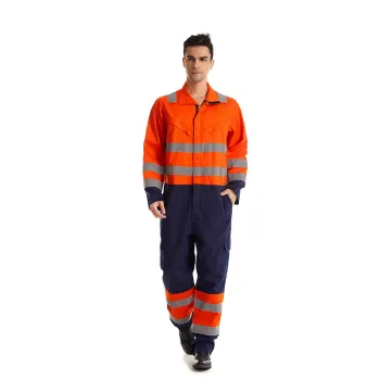 100% Cotton Anti-Static Fire Resistant Men's Coveralls: ESD Safety Work Suit