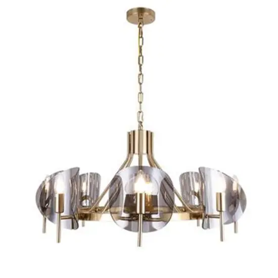 INSHINE Bright Crystal Brass Pendant Light
