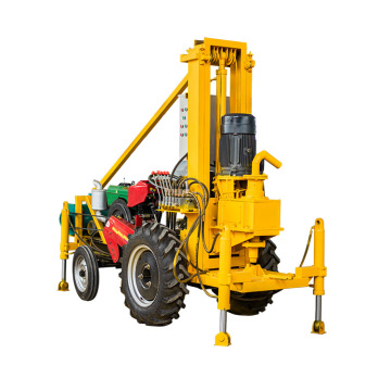 Vehicle-Mounted Tractor Air Compressor Water Well Drill Machine Trailer Rig Set