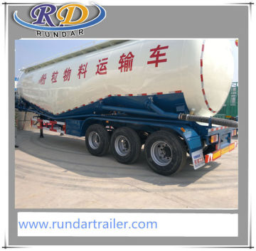 Low price most popular 3axles 55m3 bulk cement trailer