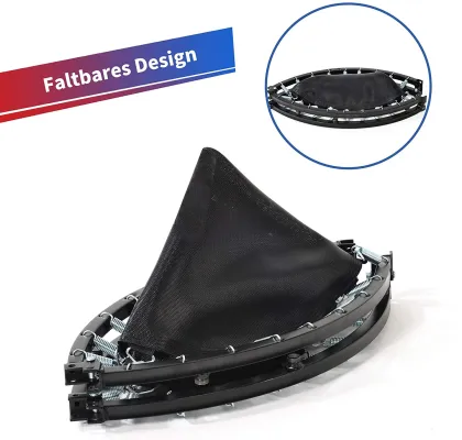 Folding Trampoline Exercise Trampoline with Resistance Bands