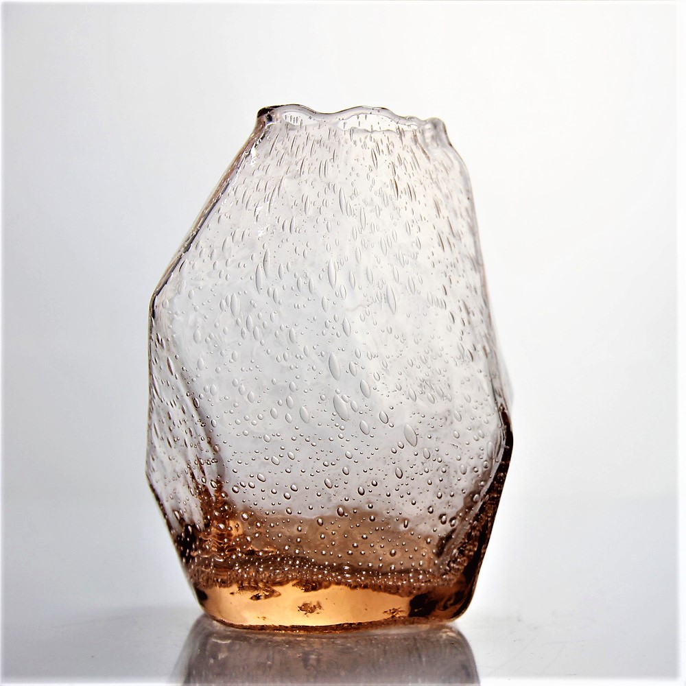 Small Geometric Glass Vase