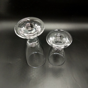Bâton de bougie en verre de support de cristal votif de pilier
