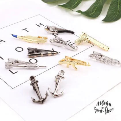 Zinc Alloy Men's Customized Personalized Business Casual Gift Tie Clip
