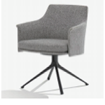 Silla de comedor de lujo moderna con patas de acero inoxidable