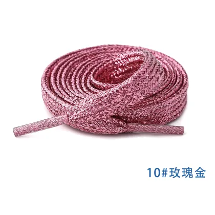 Wholesale Glitter Shiny Athletic Running Shoes with Flat Glitter Laces