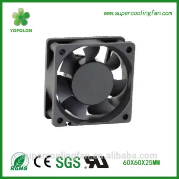60x60x25mm 12V 0.18A Sleeve bearing 6025 DC Fan 4000rpm high flow dc axial fan