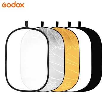 Flash godox 5in1 100x150cmポータブル楕円形の反射器