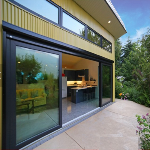 Large Glass Double Glazed Aluminium Sliding Door
