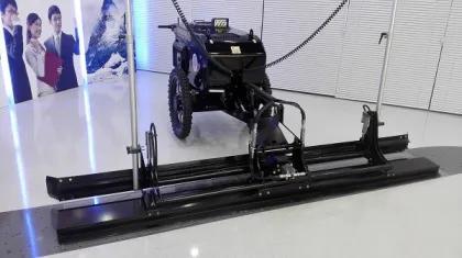 concrete pavement laser screed with trimble
