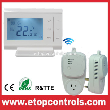 868MHZ weekly programmable wireless boiler thermostat