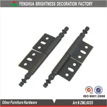 Ningbo antique bronze hinges for doors and cabinetss/french door hinges