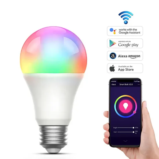 CHZM Smart Light Bulb with Wi-Fi, A60, B22, E27, Tuya Smart Compatibility - Free Sample Available