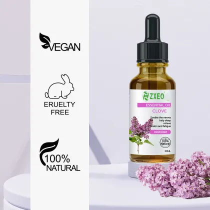 Organic Pure Natural Clove Essential Oil Clove Bud flower Oil Clove Oil for Teeth Oral Care
