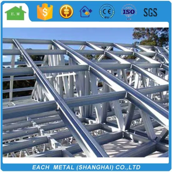 Prefab sheds of light steel structure frame