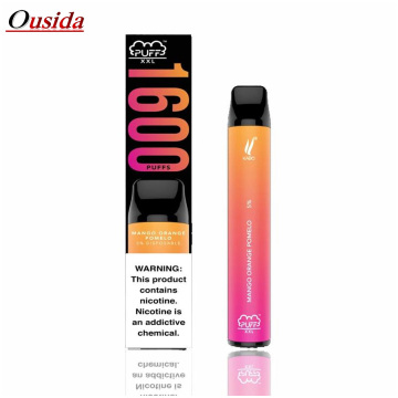 Disposable electronic cigarette 1600 puffs