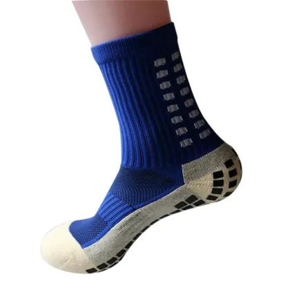 New Sports Anti Slip Soccer Socks Cotton Football Grip Socks
