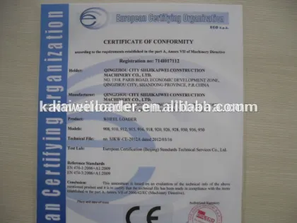 heavy equipment small loader ZL12 with pallet fork loader machinery