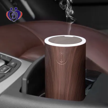 Car Diffuser Cool Mist Humidifier with Wood Grain