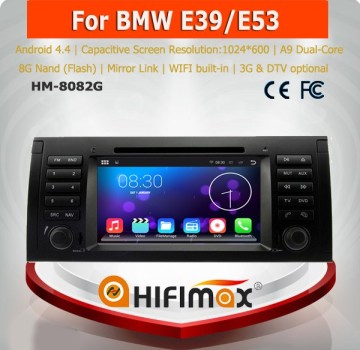 HIFIMAX Android 5.1.1 car navigation for BMW 5 E39 Serie car radio dvd gps navigation system for BMW 5-E39/BMW X5-E53