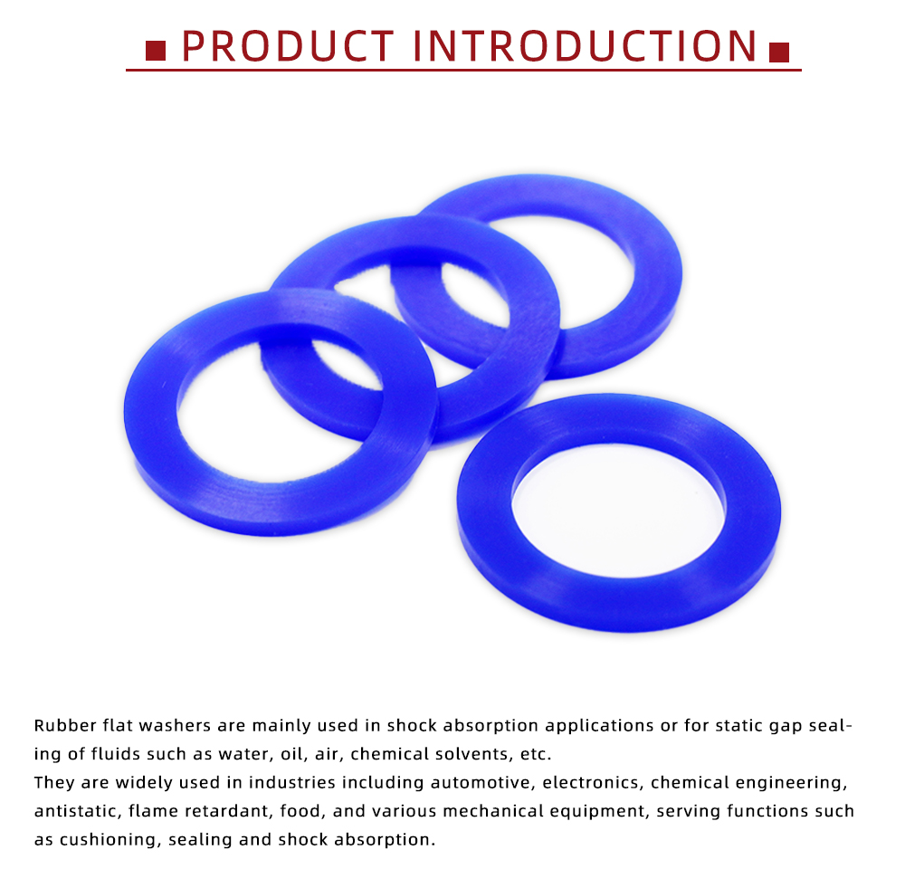 Flexible Silicone Flat Washer for General Sealing x