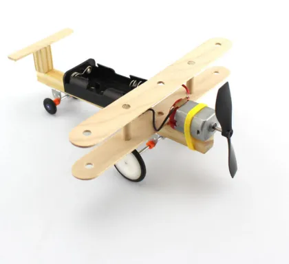 DIY Battery Wind Power Toy Plane
