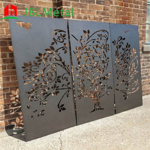 No Maintenance Corten Steel Garden Screen