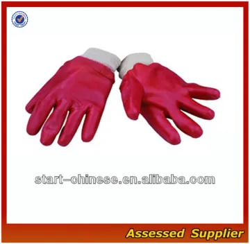 QHAXLC-79 High Quality Rubber Latex Palm Coated Gloves/natural rubber palm coated gloves/latex palm coated working gloves