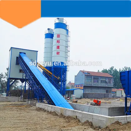 manufacturer of good concrete mixing station equipment HLS 120 used in building construction