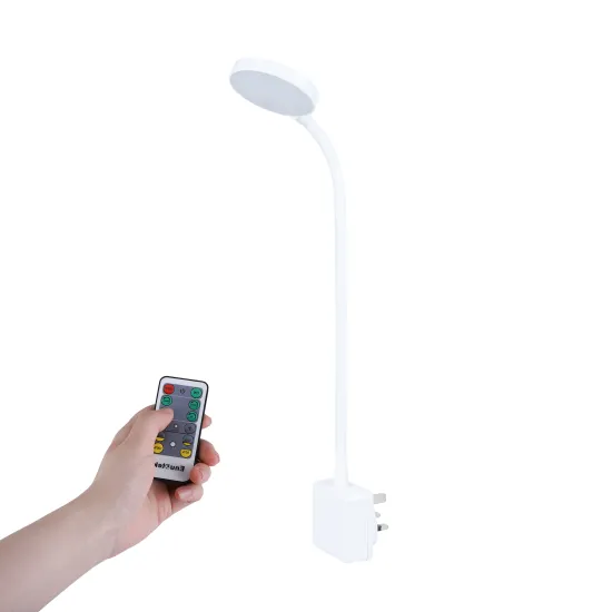 4W Modern Wireless Remote Control Flexible Gooseneck UK Plug Smart LED Wall Bedside Lamp and Wall Sconces