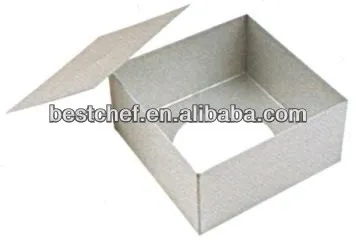 alu-anode Square cake mould loose bottom