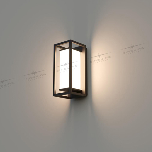 Luxury Modern Outside Lighting Wall Lamp Waterproof Square