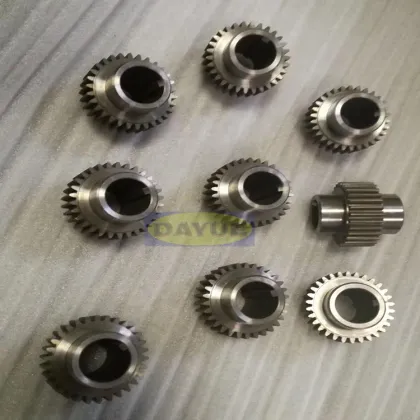 Planetary gear machining planetary shaft and gear shaft