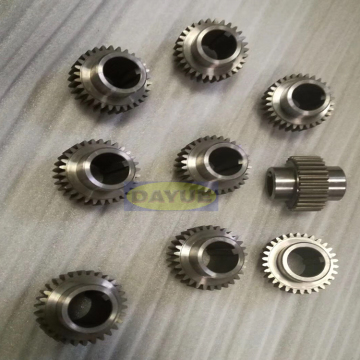 Gears and gear shafts machining for elevator transmission