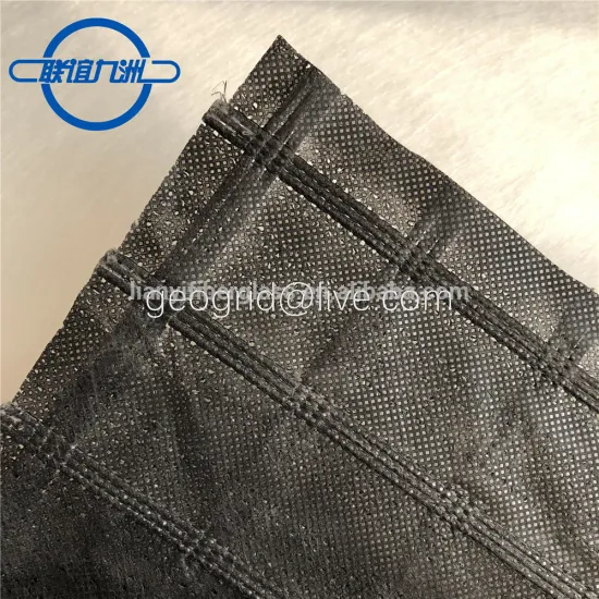 polyester geogrid composite geotextile