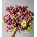 বিবাহের তোড়া জন্য প্রিমিয়াম ব্রাউন Lisianthus পাইকারি