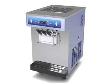 Professional Frozen Yogurt Ice Cream Mach With 35 Liters Per Hour, Counter Top Soft Serve Yogurt Machine For Cafe