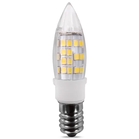 SHENPU Chandelier Mini Bulb 4.5W E12/E14 3000K/7000K Warm/Cool White LED