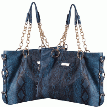 Borsa blu alla moda delle donne popolari per commercio estero