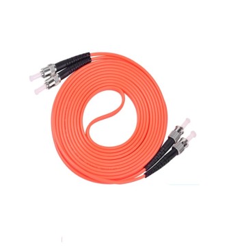 ST to ST OM4 Duplex Patch Cord