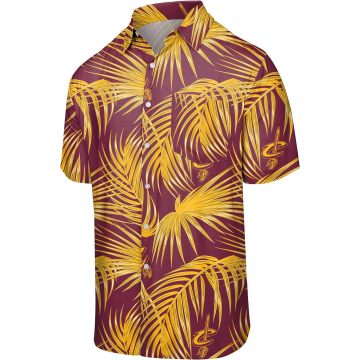 Camiseta floral negra de cuello de capucha de ultra UV