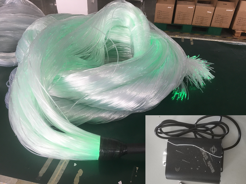 DIY fiber optic light