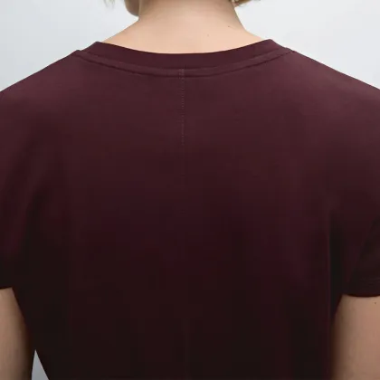 Women's American style casual, skin friendly cotton short sleeved T-shirt